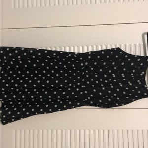 Last chance! Black white polka dot dress
